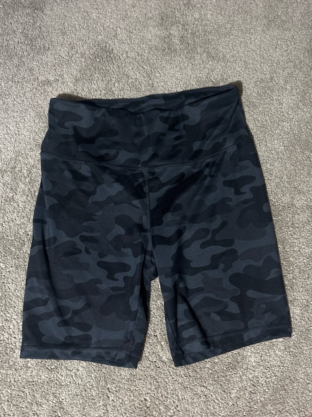Jockey Black & Charcoal Camo Bike Shorts